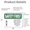 Signmission Safety Culture Sign, 18 in Width, Vinyl Decal, Rectangle OS-2PACK-SF-D-1218-L-10726 - alternate 5